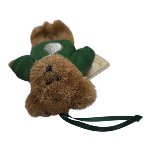 Boyds Bears Hershey Merry Kisses Bear Head Bean Collection Plush Ornament 4" - Picture 6 of 9